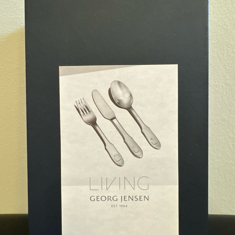 Georg Jensen Silver Flatware Elephant Kids Collection - Child Utensils